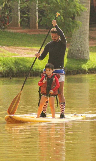 Stand up paddle no rio